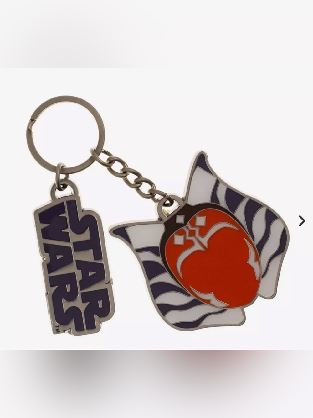 NWT Bioworld Star Wars Ahsoka Tano key chain